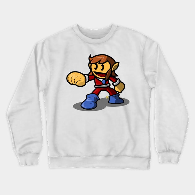 just kidding Crewneck Sweatshirt by vhzc